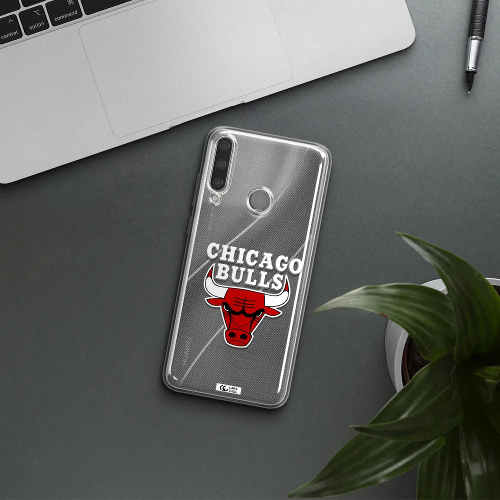 Chicago Bulls Huawei Y6P Clear TPU Case