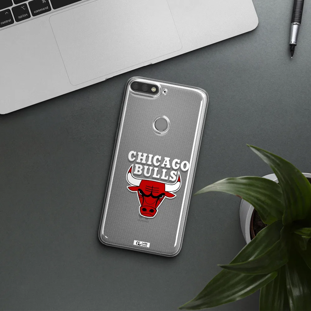 Chicago Bulls Huawei Y7 Prime 2018 Clear TPU Case