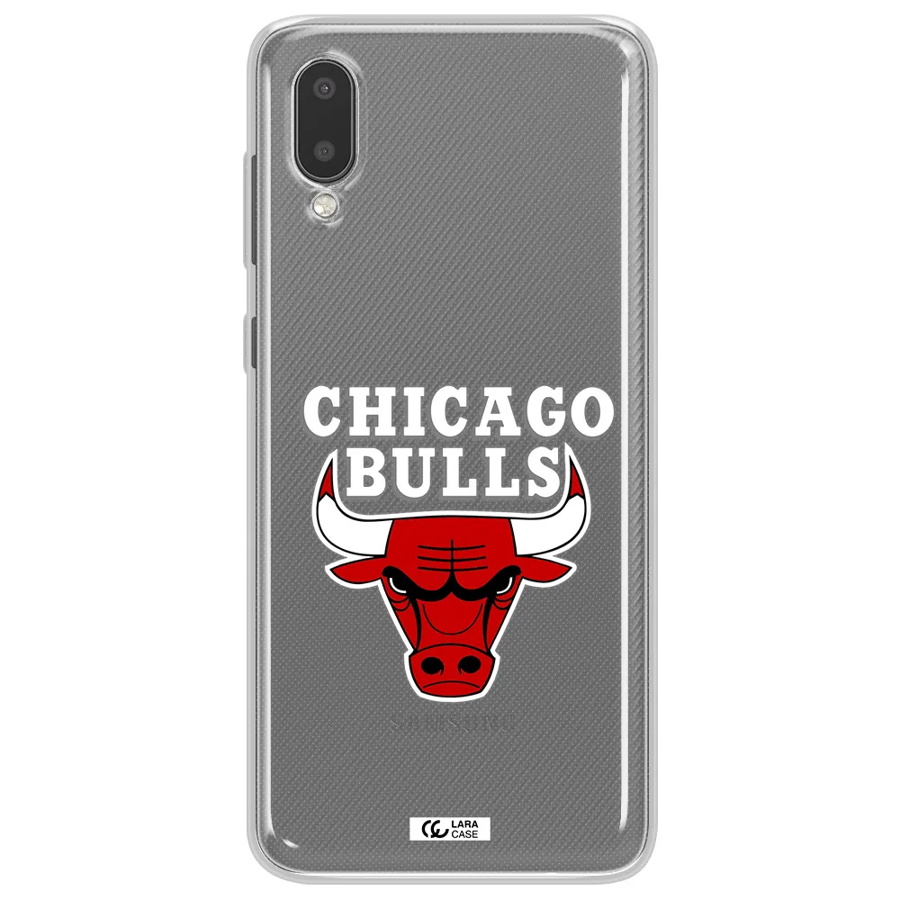 Chicago Bulls Samsung A02 Clear TPU Case
