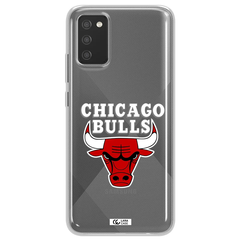 Chicago Bulls Samsung A02S Clear TPU Case