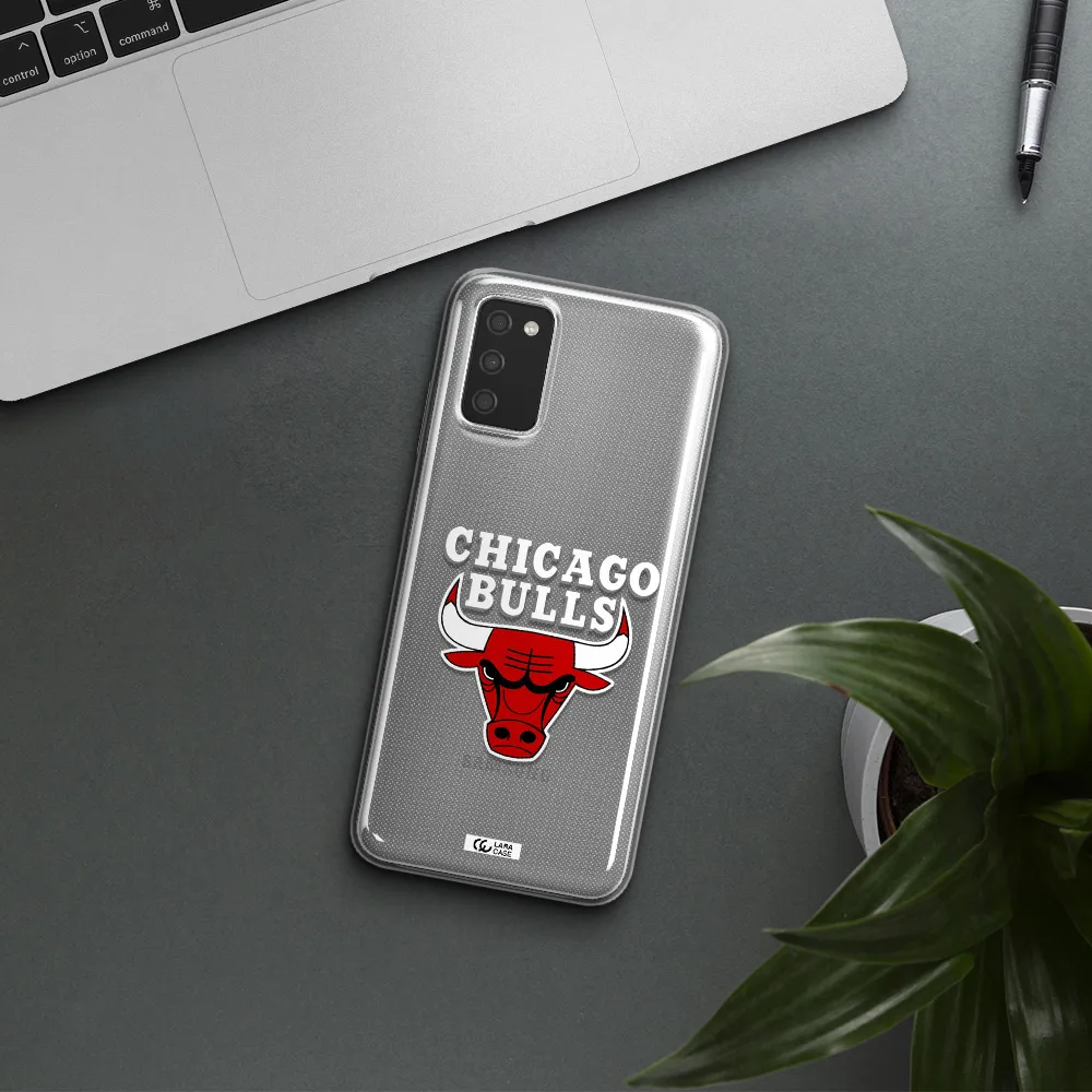 Chicago Bulls Samsung A03S Clear TPU Case