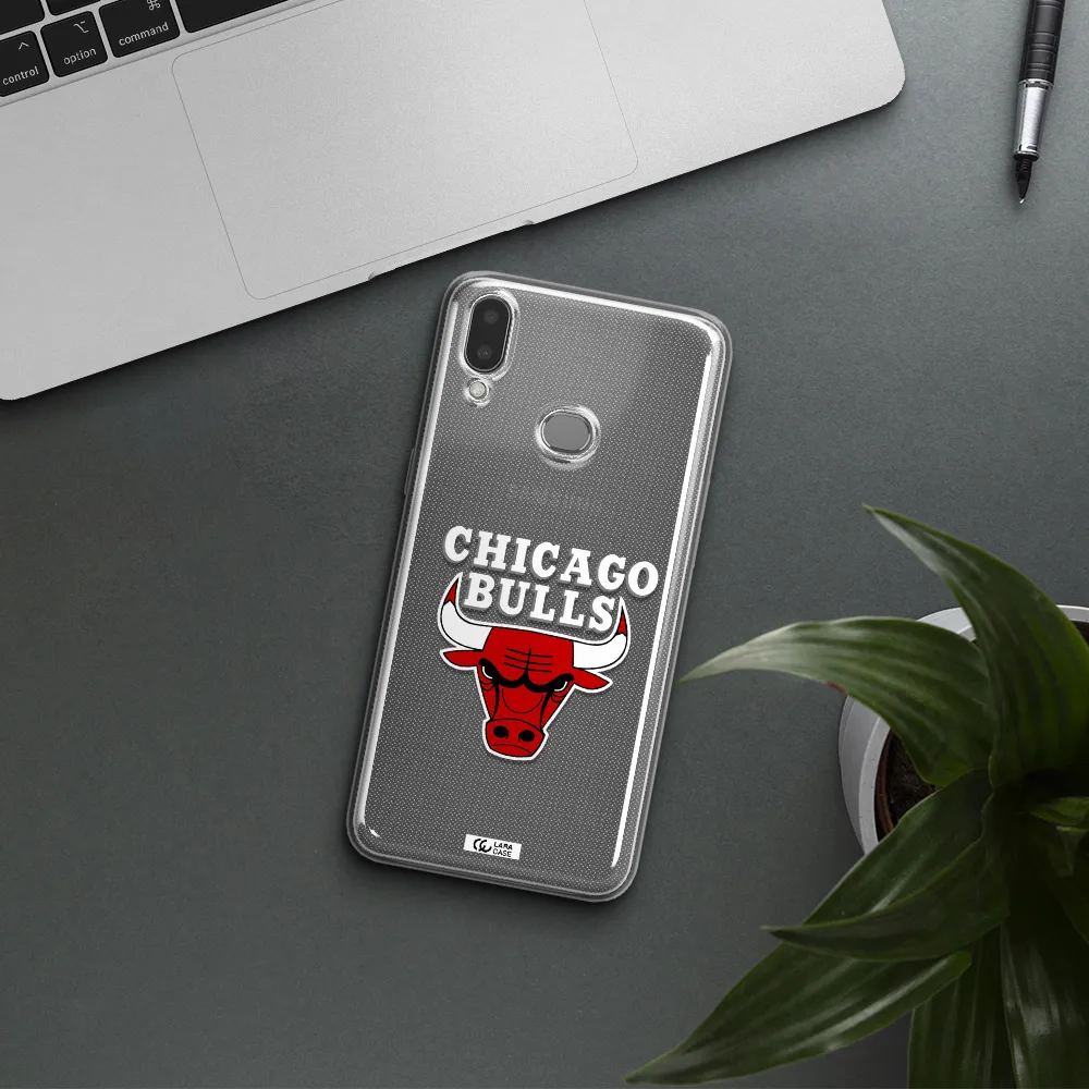 Chicago Bulls Samsung A10S Clear TPU Case