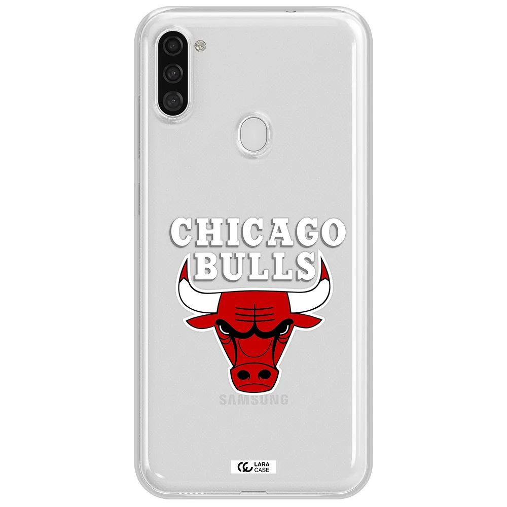 Chicago Bulls Samsung A11 Clear TPU Case