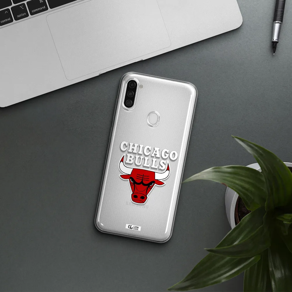 Chicago Bulls Samsung A11 Clear TPU Case