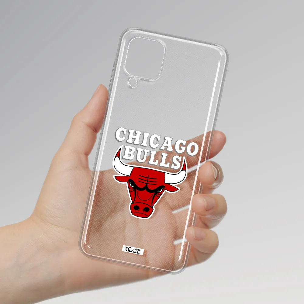 Chicago Bulls Samsung A12 4g Clear TPU Case