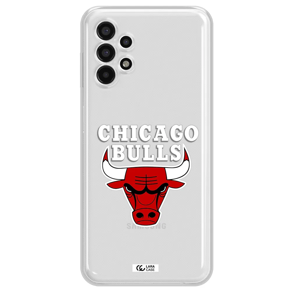 Chicago Bulls Samsung A13 4g Clear TPU Case
