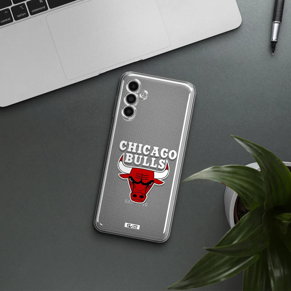 Chicago Bulls Samsung A13 5G Clear Tpu Case