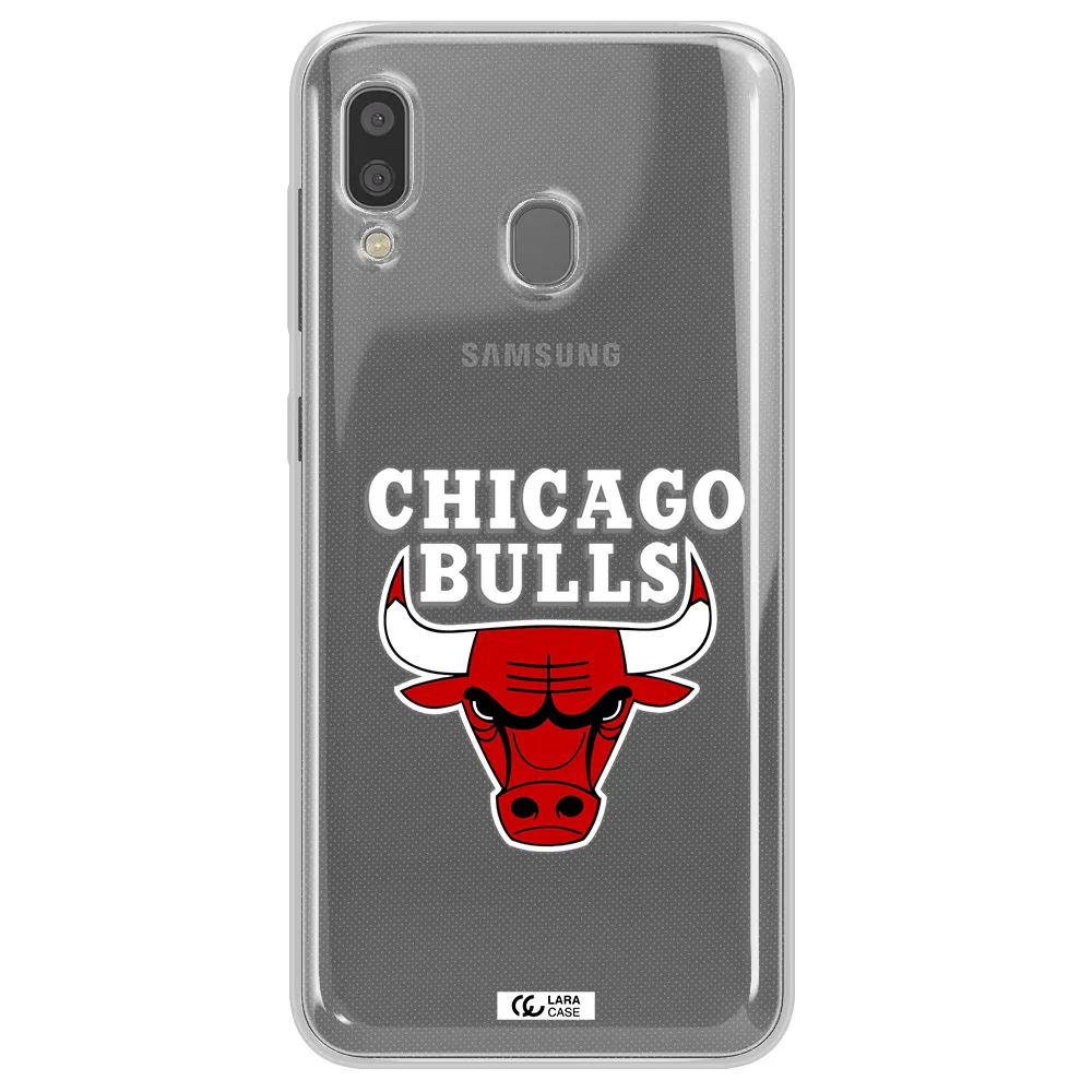 Chicago Bulls Samsung A20 Clear TPU Case
