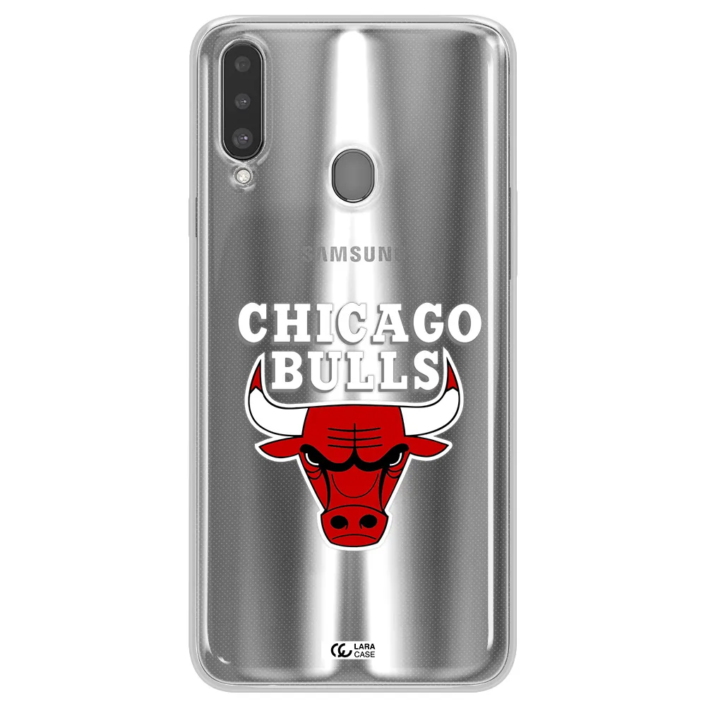 Chicago Bulls Samsung A20S Clear TPU Case