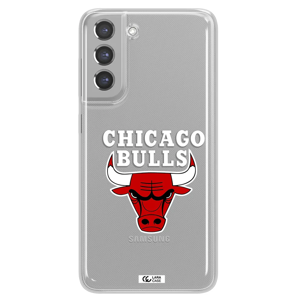 Chicago Bulls Samsung A21 Fe Clear TPU Case