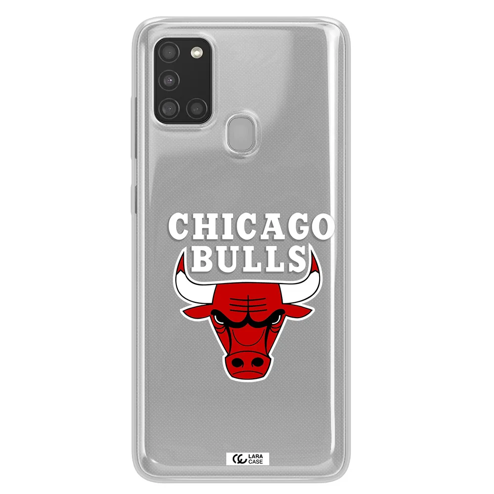 Chicago Bulls Samsung A21S Clear TPU Case