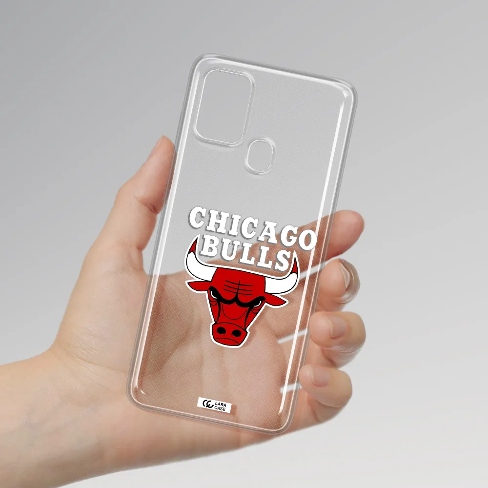 Chicago Bulls Samsung A21S Clear TPU Case