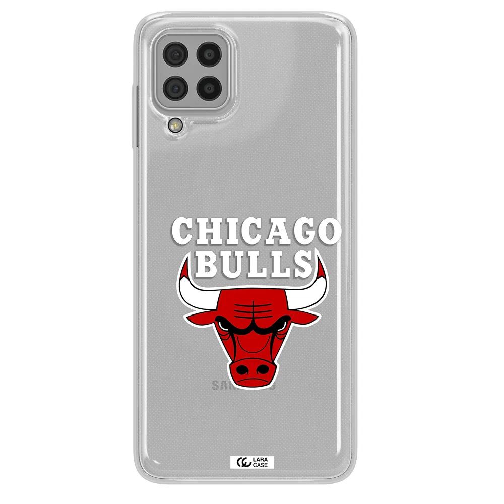 Chicago Bulls Samsung A22 4g Clear TPU Case