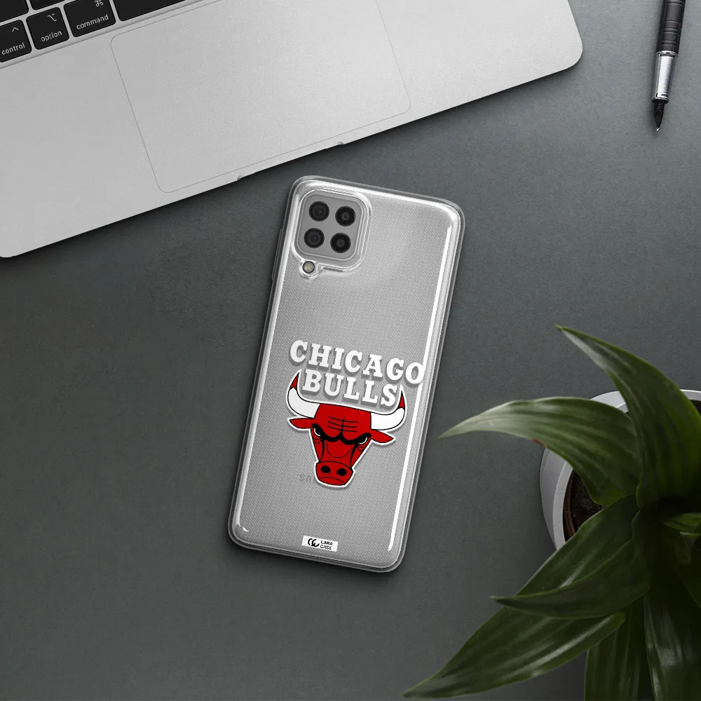 Chicago Bulls Samsung A22 4g Clear TPU Case