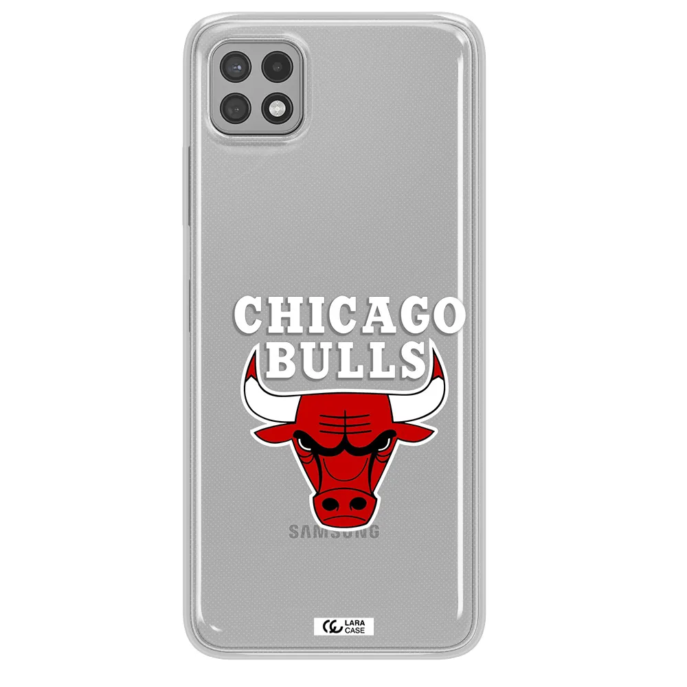 Chicago Bulls Samsung A22 5g Clear TPU Case