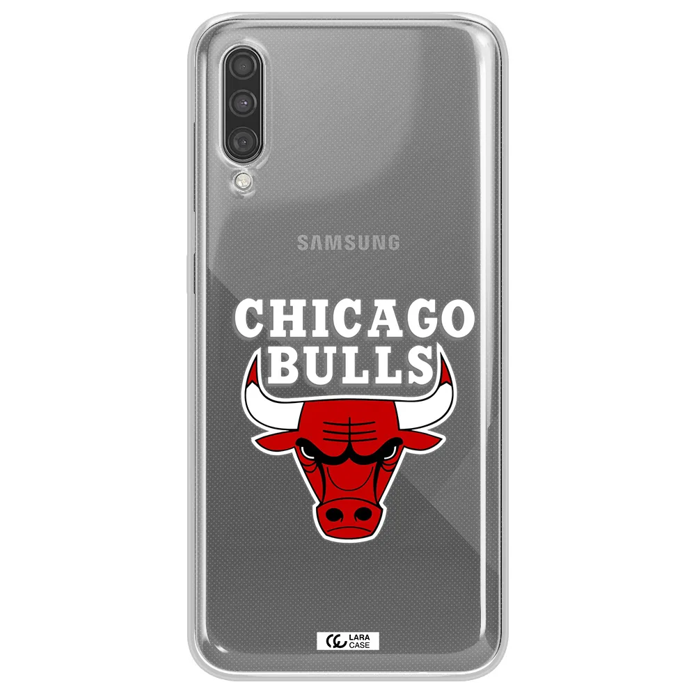 Chicago Bulls Samsung A30S Clear TPU Case