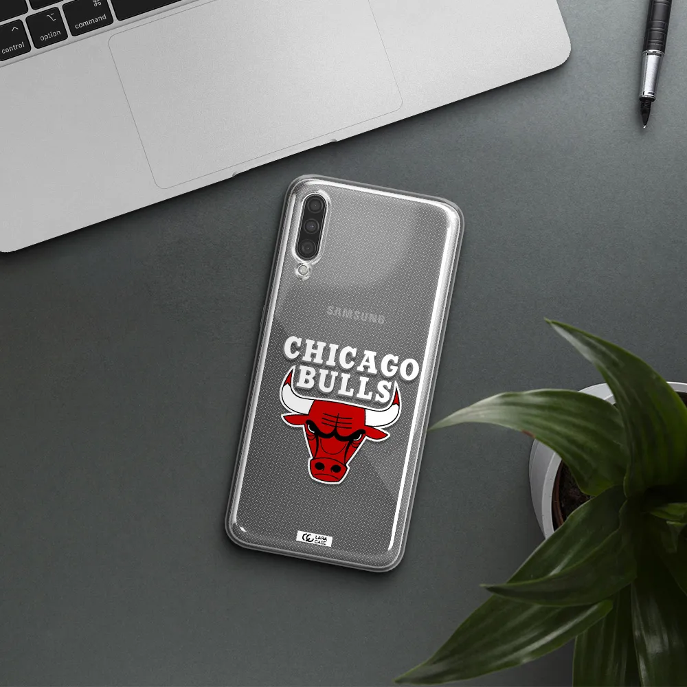 Chicago Bulls Samsung A30S Clear TPU Case