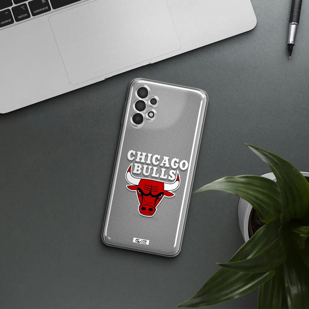 Chicago Bulls Samsung A32 4G Clear Tpu Case