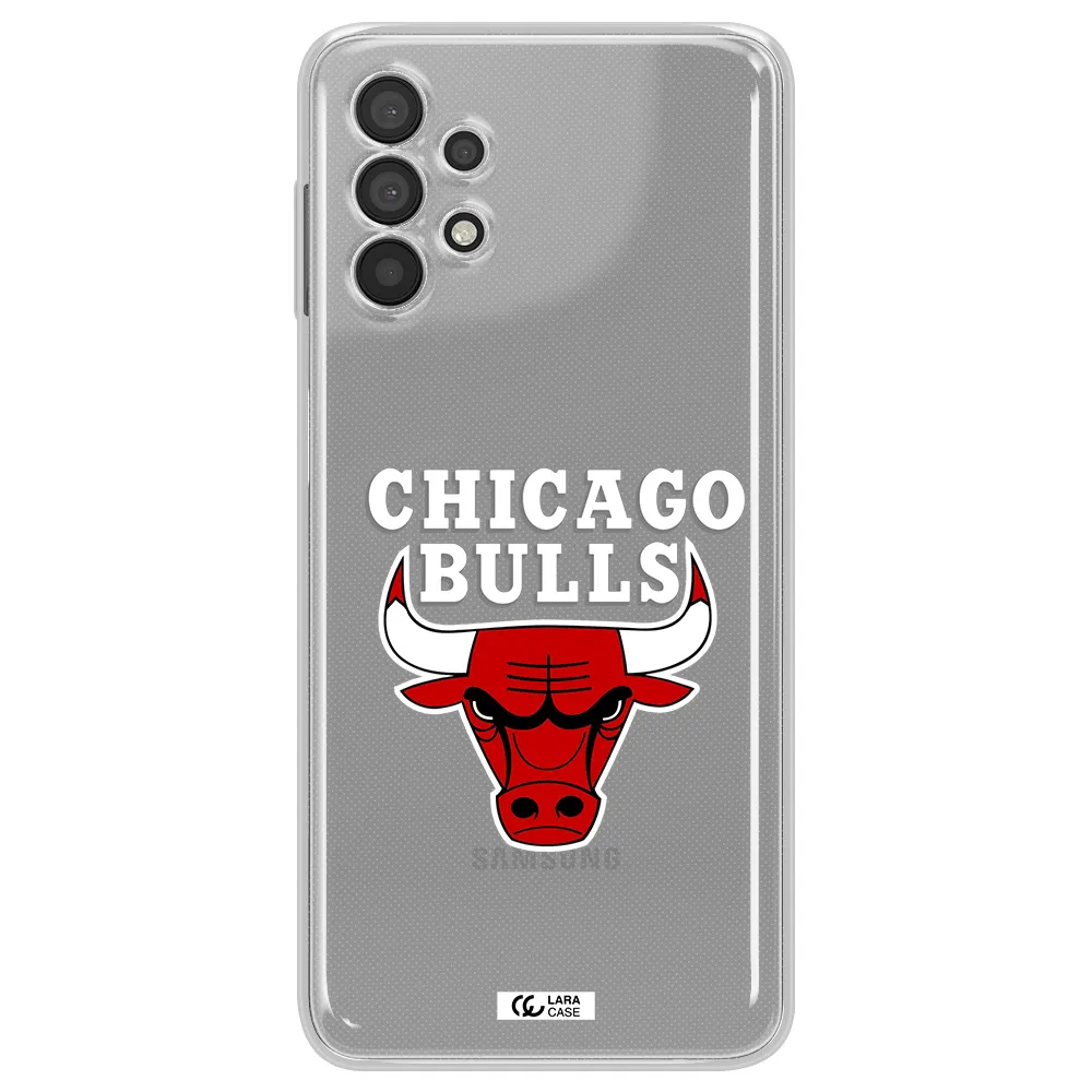 Chicago Bulls Samsung A32 Clear TPU Case