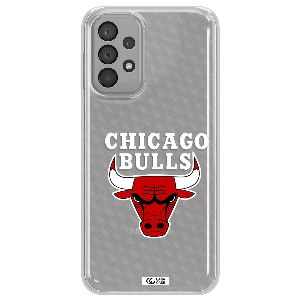 Chicago Bulls Samsung A33 Clear TPU Case