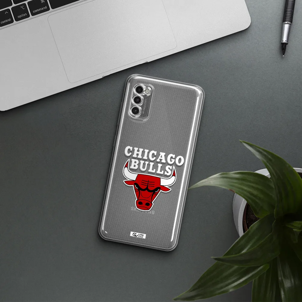 Chicago Bulls Samsung A41 Clear Tpu Case