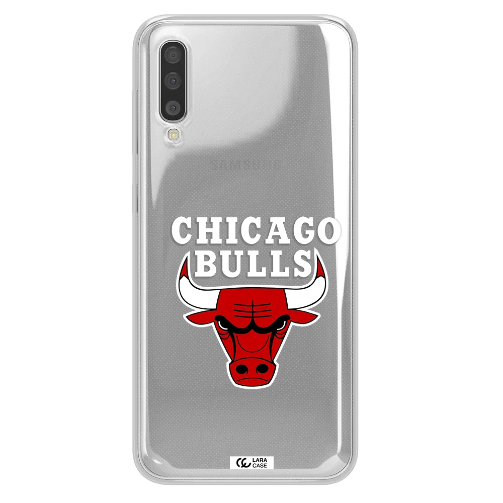 Chicago Bulls Samsung A50 Clear TPU Case