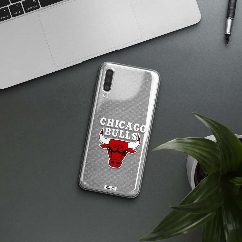 Chicago Bulls Samsung A50 Clear TPU Case