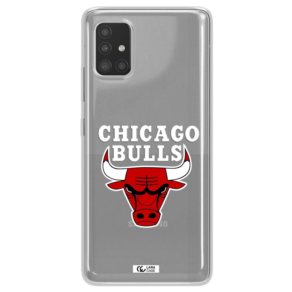 Chicago Bulls Samsung A51 Clear TPU Case