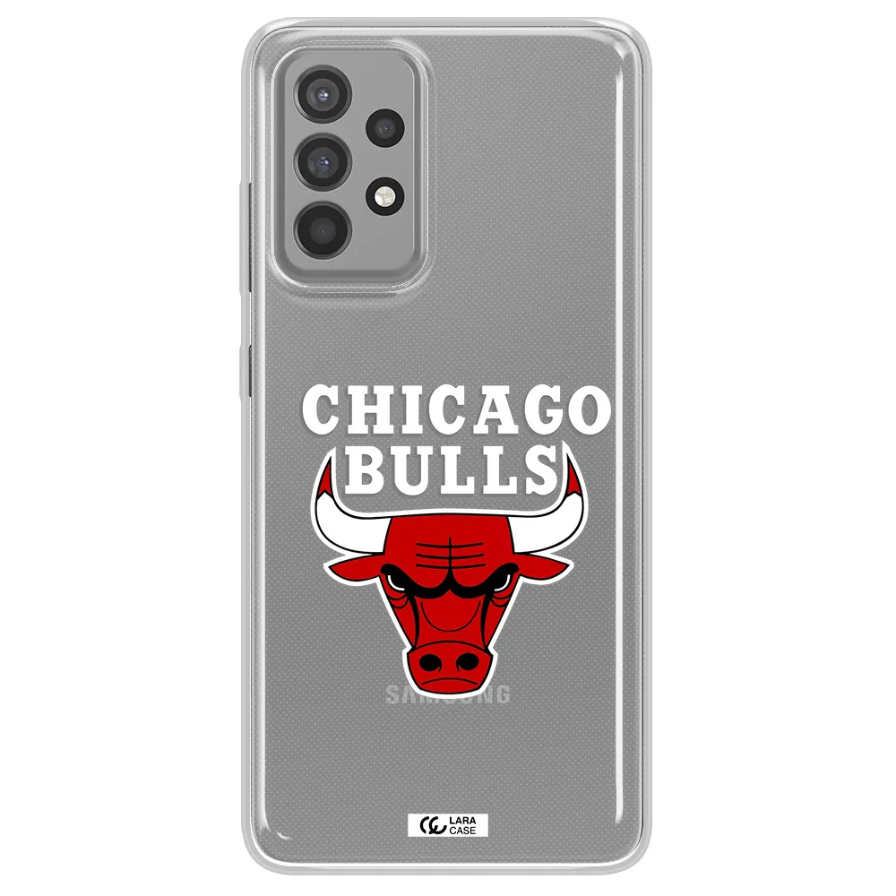 Chicago Bulls Samsung A52 Clear TPU Case