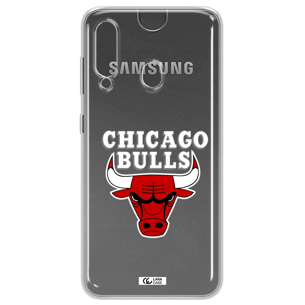 Chicago Bulls Samsung A60 Clear TPU Case
