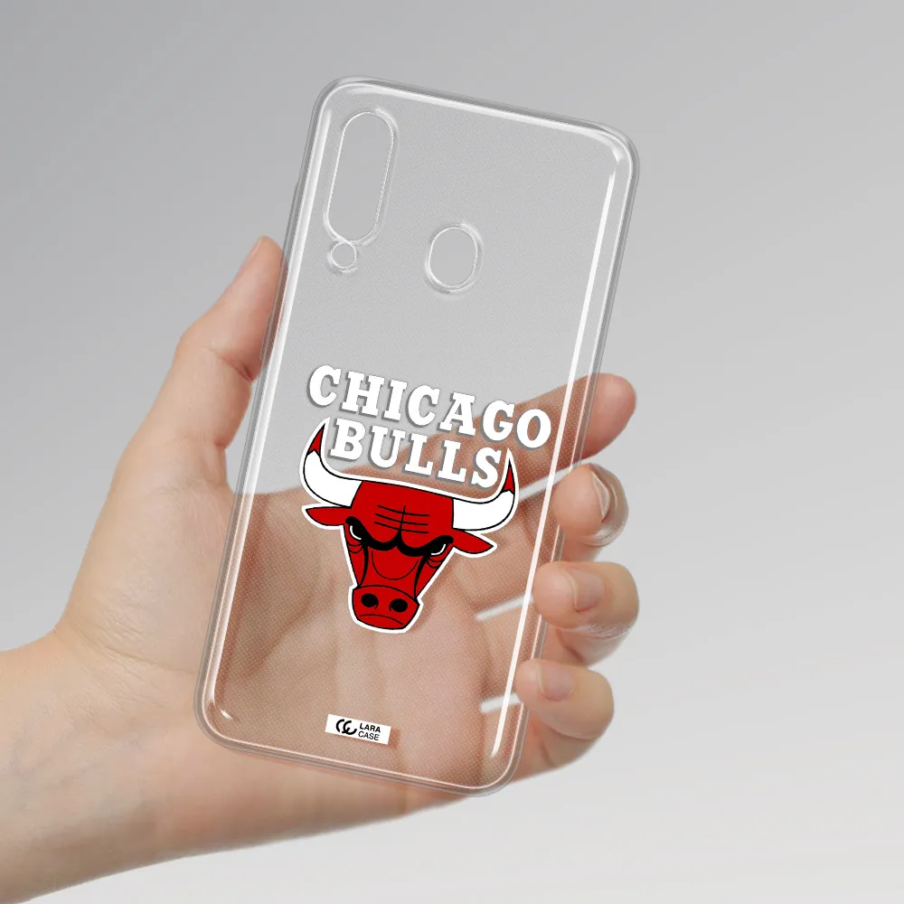 Chicago Bulls Samsung A60 Clear TPU Case
