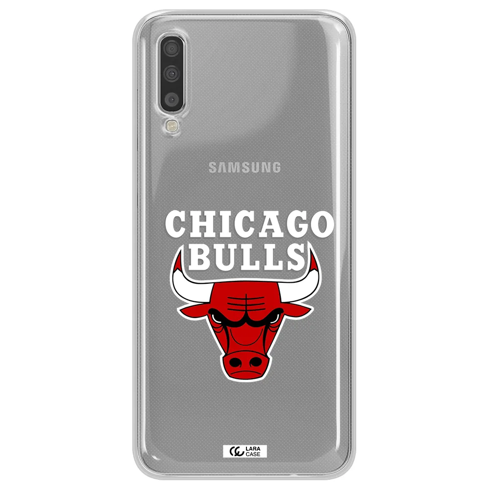 Chicago Bulls Samsung A70S Clear Tpu Case