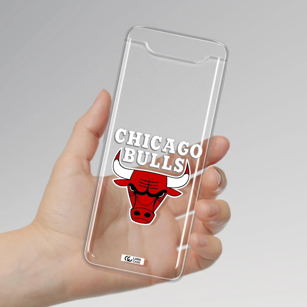 Chicago Bulls Samsung A80 Clear TPU Case