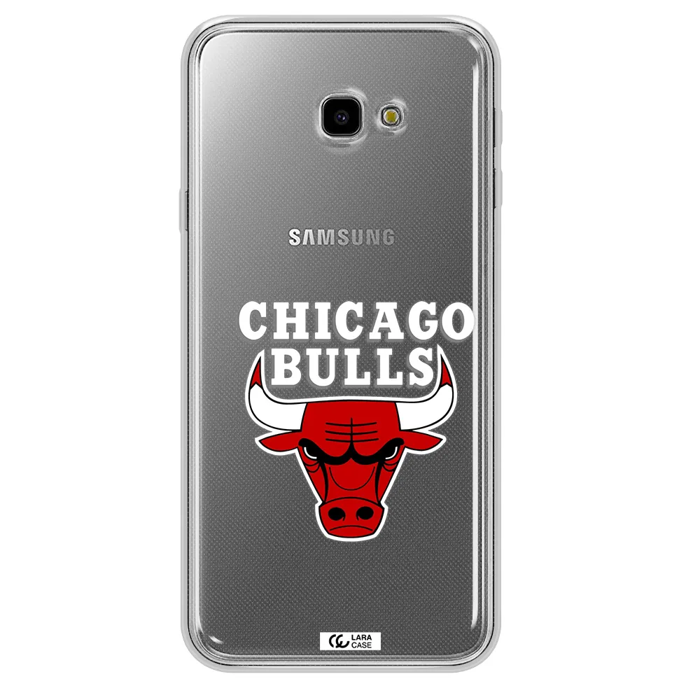 Chicago Bulls Samsung J4 Plus Clear TPU Case