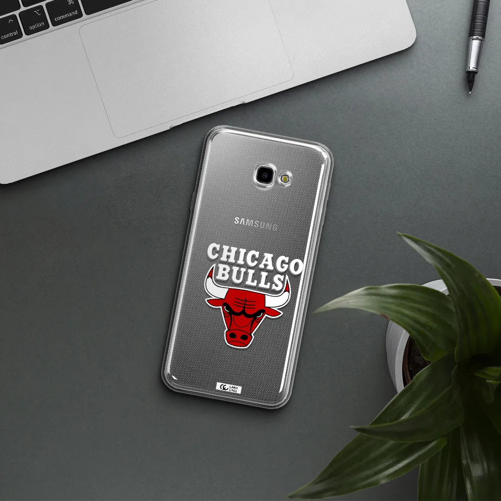 Chicago Bulls Samsung J4 Plus Clear TPU Case