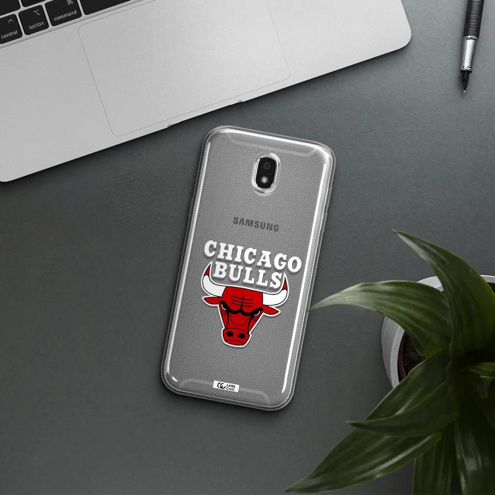 Chicago Bulls Samsung J5 2017 Clear TPU Case
