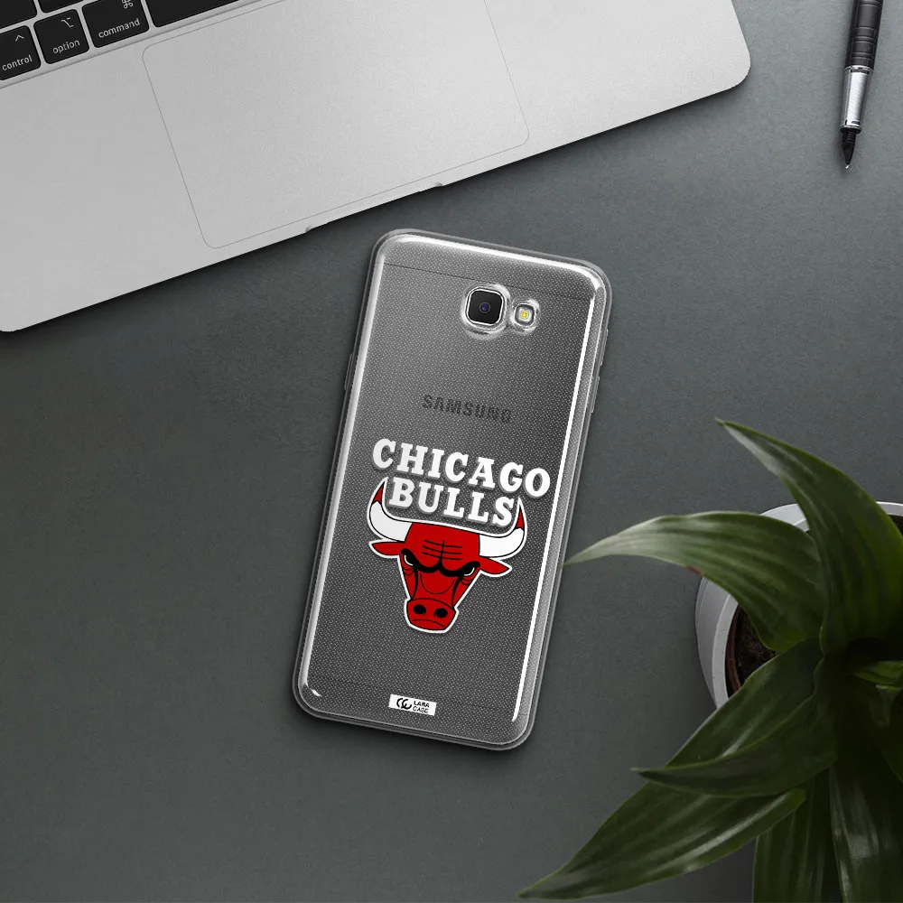Chicago Bulls Samsung J5 Prime Clear TPU Case