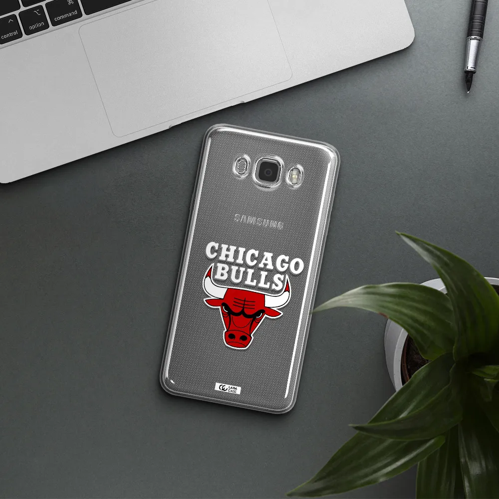 Chicago Bulls Samsung J7 2016 Clear TPU Case