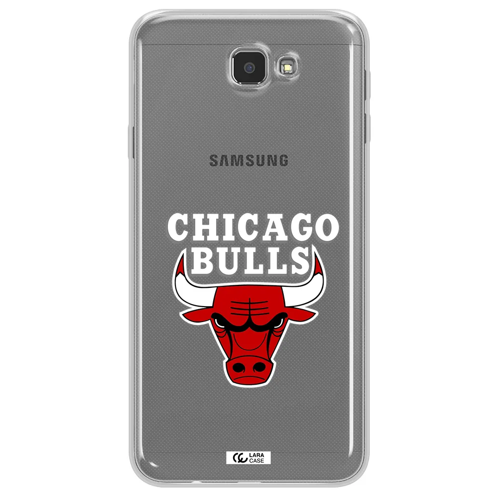 Chicago Bulls Samsung J7 Prim Clear TPU Case