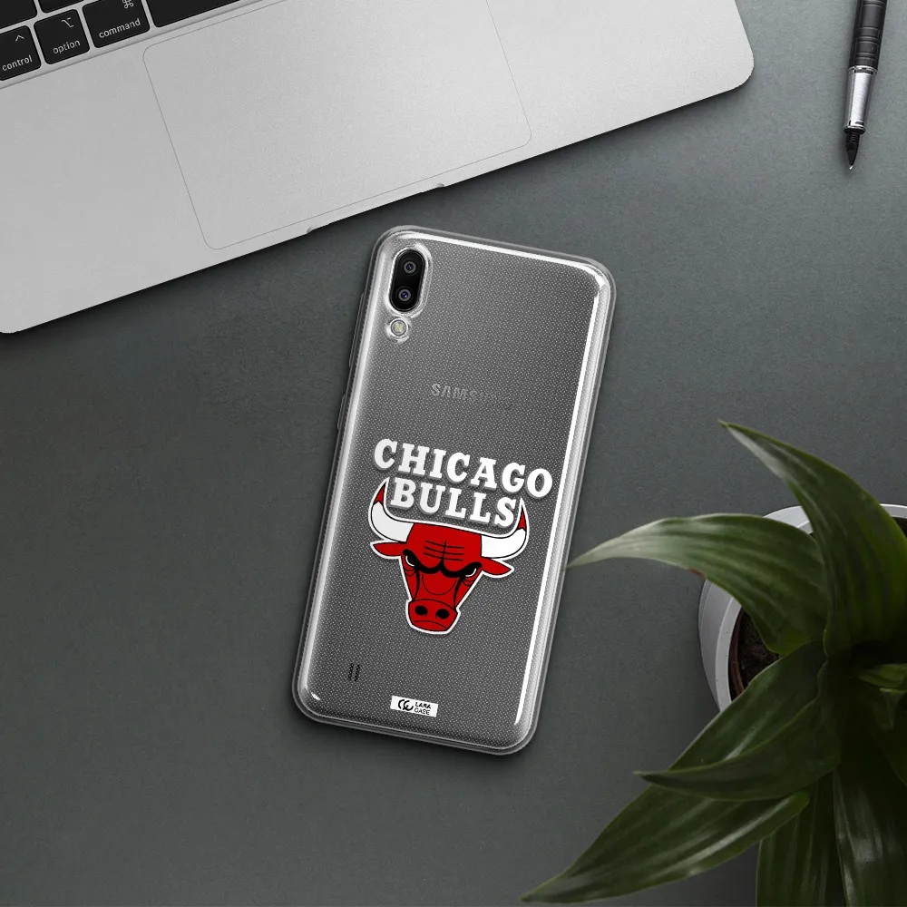 Chicago Bulls Samsung M10 Clear TPU Case