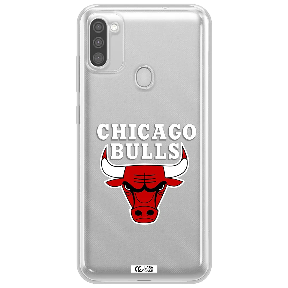 Chicago Bulls Samsung M11 Clear TPU Case