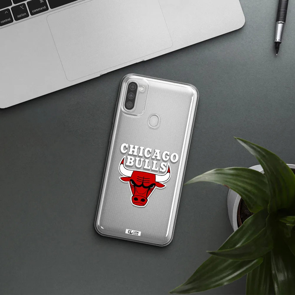 Chicago Bulls Samsung M11 Clear TPU Case