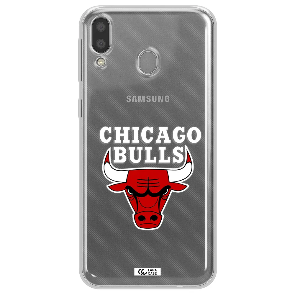 Chicago Bulls Samsung M20 Clear TPU Case