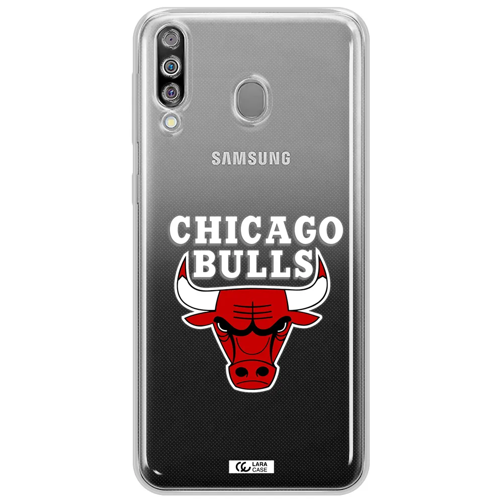 Chicago Bulls Samsung M30 Clear TPU Case