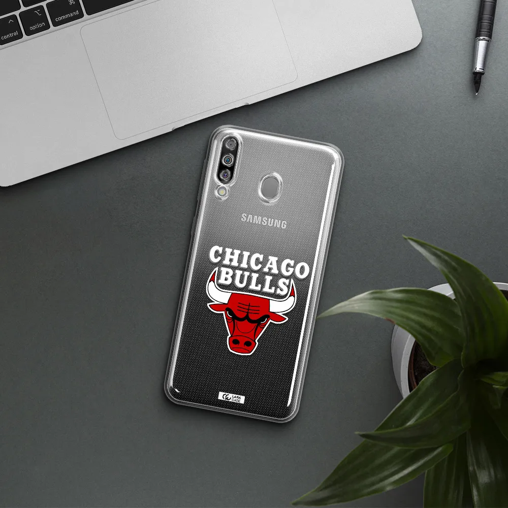 Chicago Bulls Samsung M30 Clear TPU Case