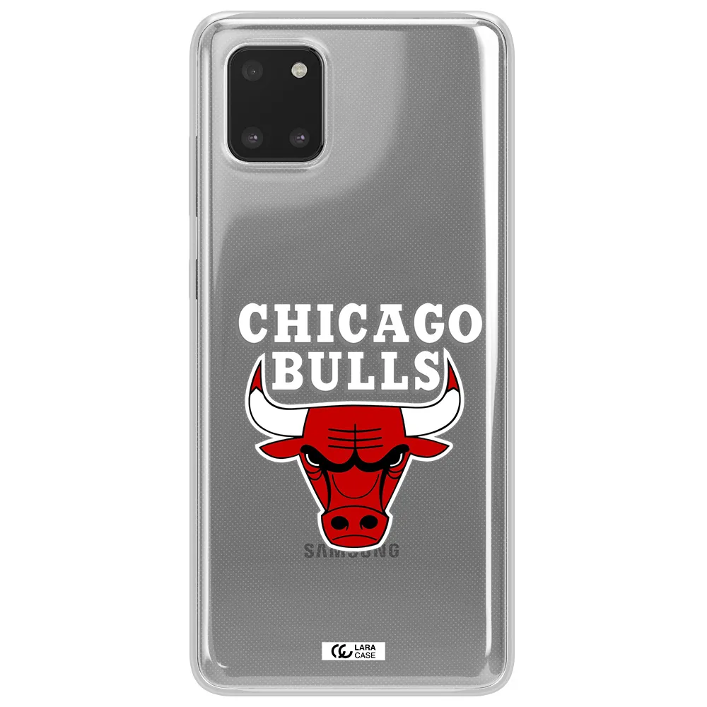 Chicago Bulls Samsung Note 10 Lite Clear TPU Case