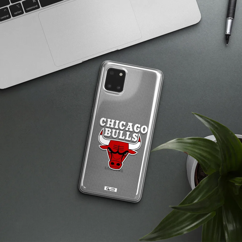 Chicago Bulls Samsung Note 10 Lite Clear TPU Case