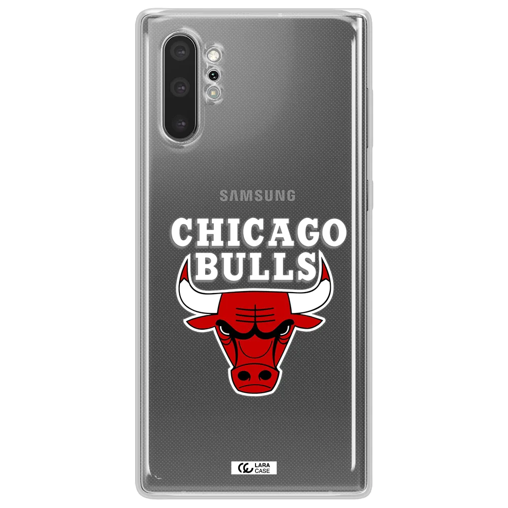 Chicago Bulls Samsung Note 10 Plus Clear TPU Case