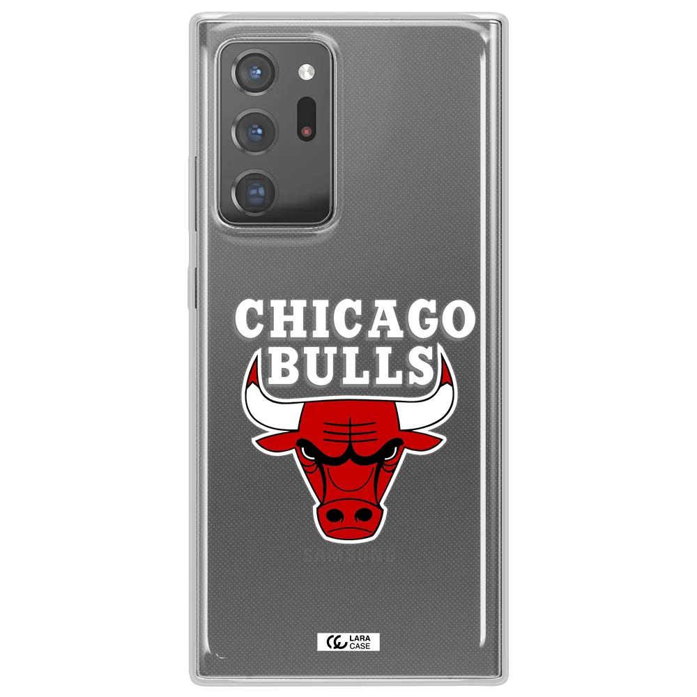 Chicago Bulls Samsung Note 20 Ultra Clear TPU Case