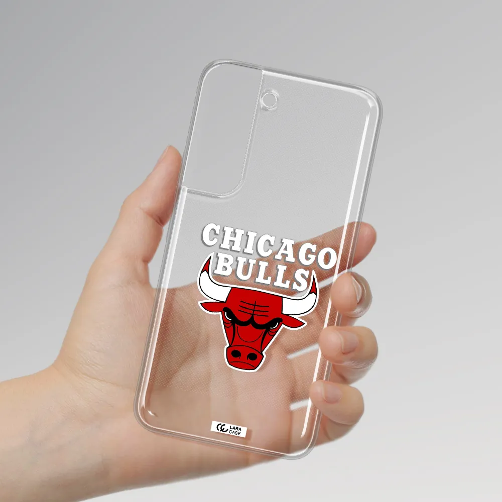 Chicago Bulls Samsung S 22 Plus Clear TPU Case
